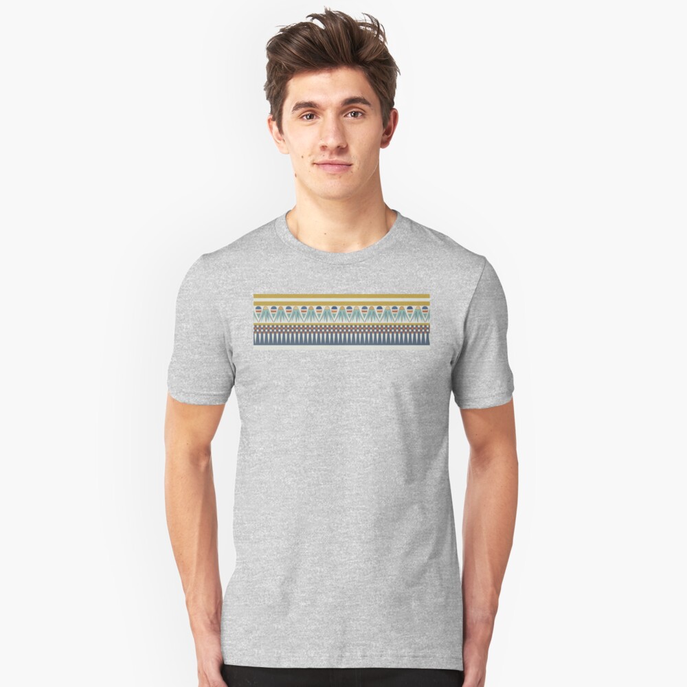 Lotus blossom border of Pairy Slim Fit T-Shirt
