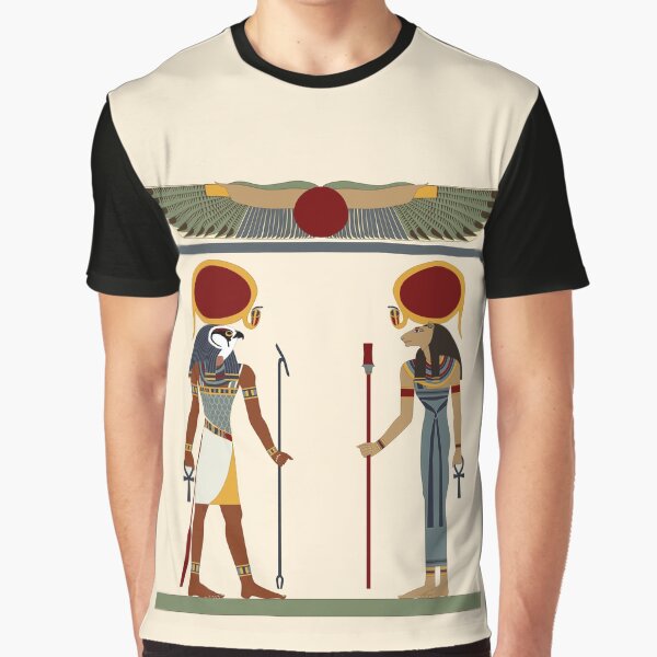 Ra and Sekhmet Graphic T-Shirt