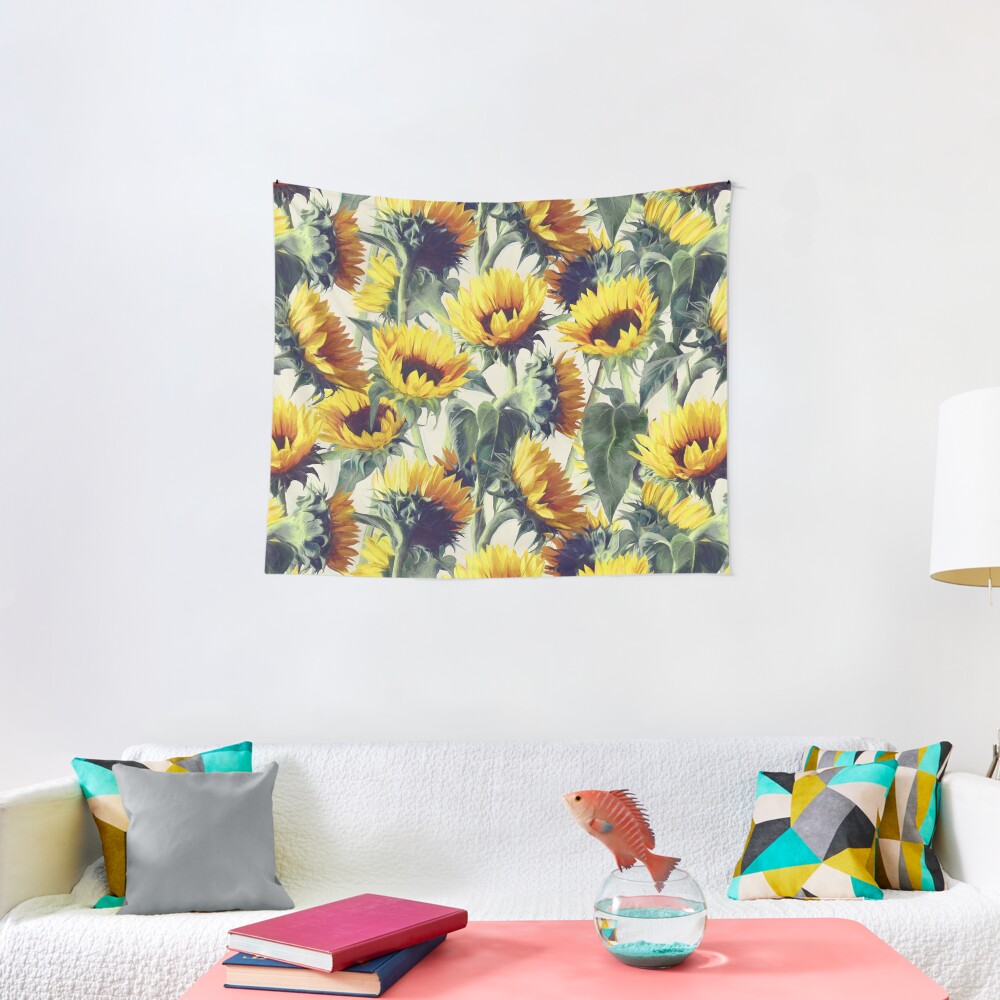 Girasoles para siempre Tela decorativa