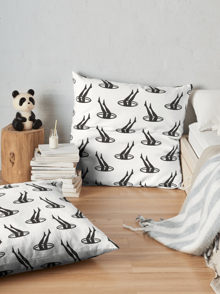 Alternate view of Mischief (Patterns Please) Floor Pillow
