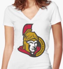 Ottawa Senators Women's Fitted V-Neck T-Shirt
