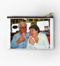 Enjoying a Good Laugh Together Studio Pouch