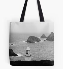 The Maatsuyker Island Lighthouse overlooks the Needles Tote Bag