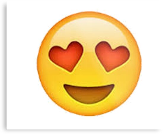 Er Schickt Smiley Mit Herzaugen