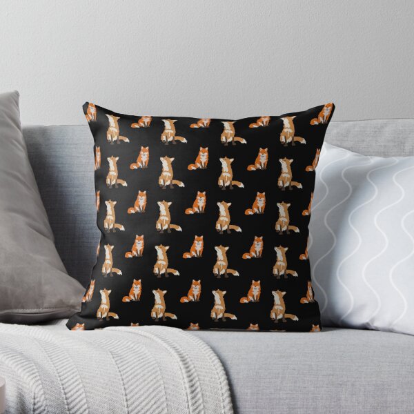 Foxes Throw Pillow