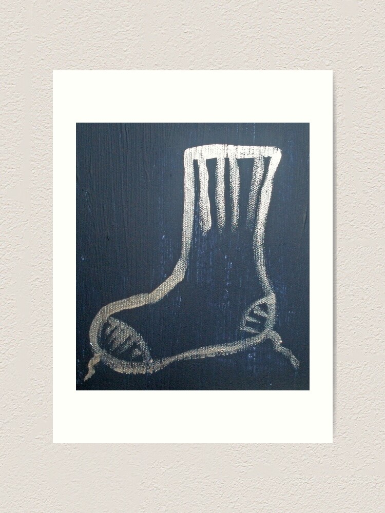 Alternate view of Sock Art Print