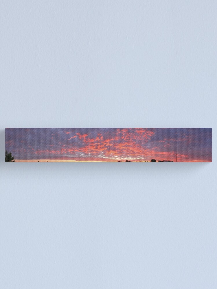 Alternate view of Sunrise Over Farm Fields Canvas Print