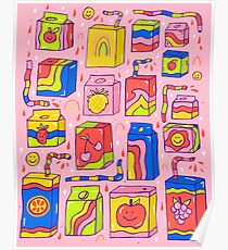 Juice Box Print Poster