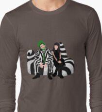 Beetlejuice and Lydia- Beetlejuice the Musical Long Sleeve T-Shirt
