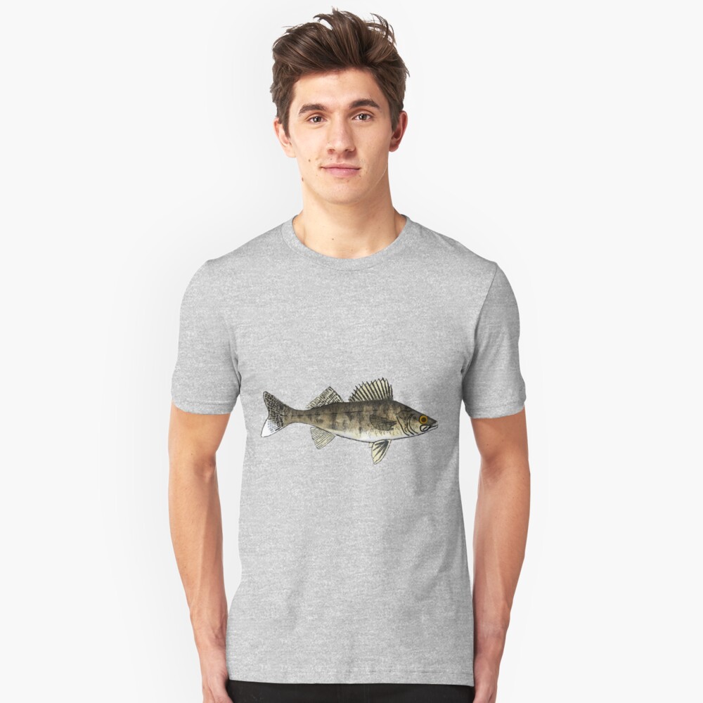 captain walleye t shirt