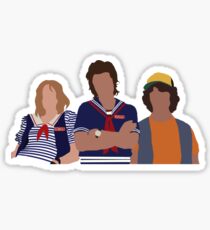 Pegatina Robin, Steve y Dustin