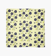 Art Nouveau - Blue on Yellow Scarf