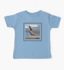 Oceanside Portrait of a Pelican Baby Tee