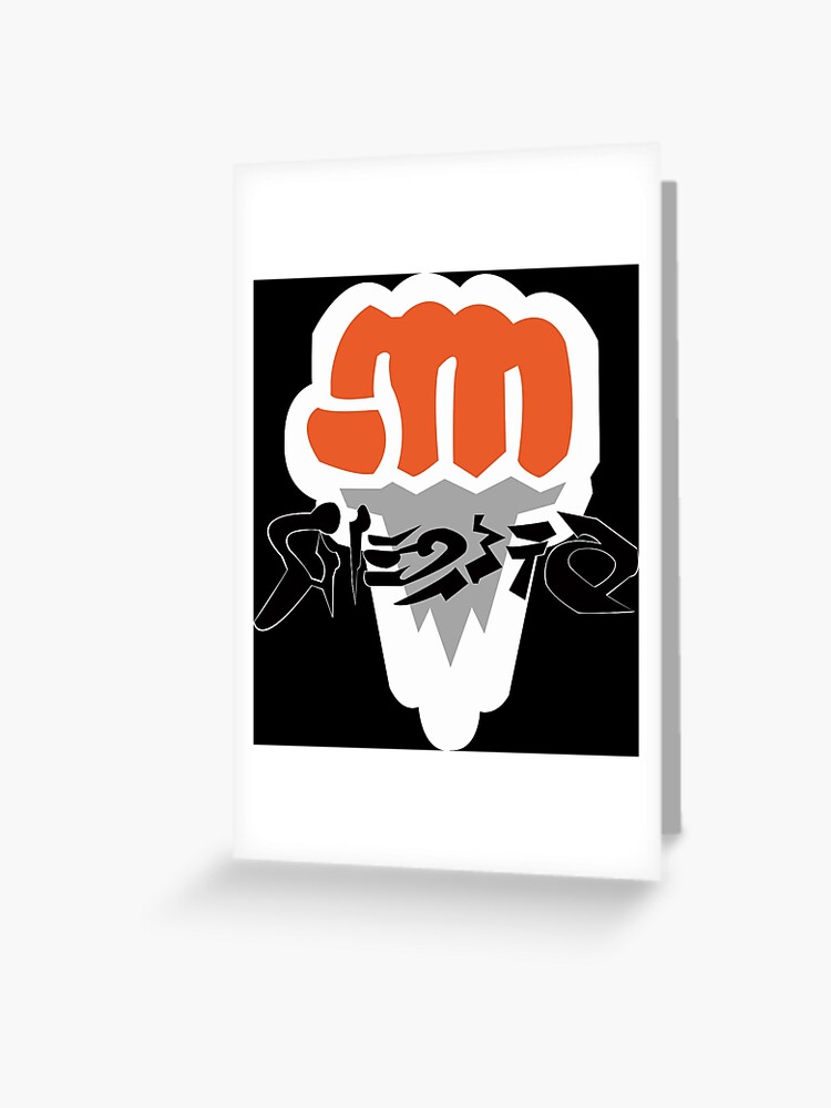 Sword Shield Bea Logo Greeting Card By Monkeyli Redbubble