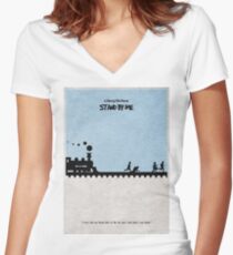 Stand by Me Women's Fitted V-Neck T-Shirt