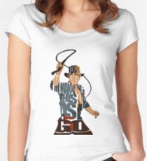 Indiana Jones Women's Fitted Scoop T-Shirt
