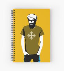 Hipster Bin Laden Spiral Notebook