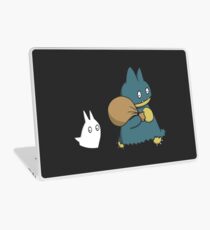 Munchlax and Chibi Totoro Laptop Skin