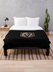 vegas golden knight hockey team Throw Blanket