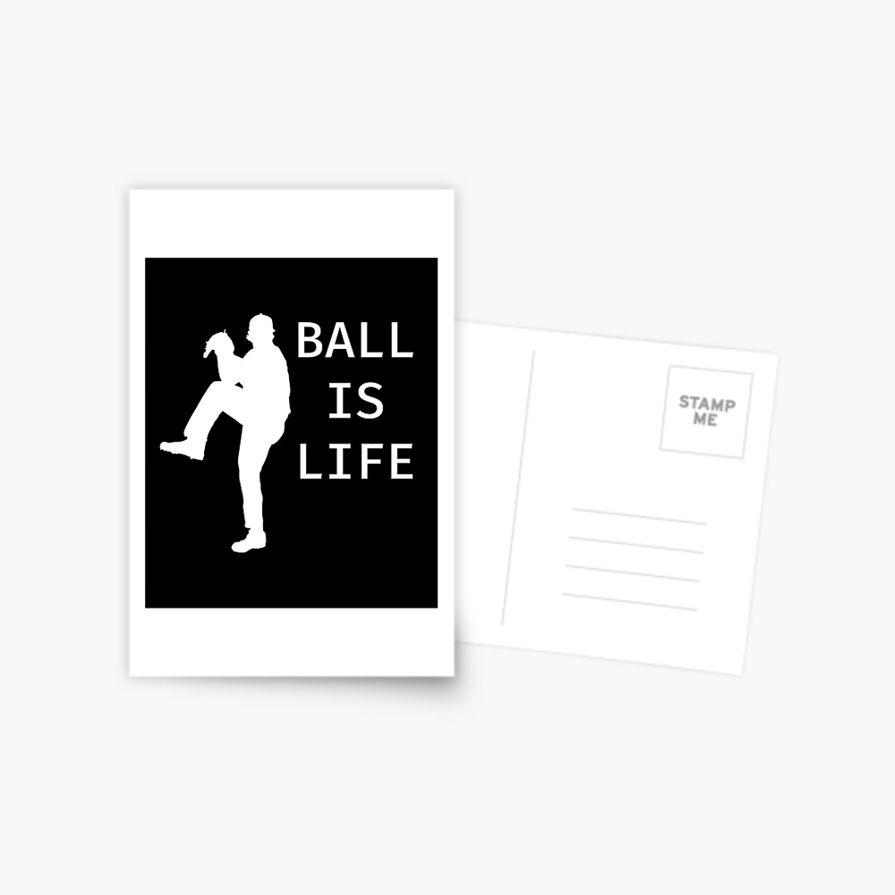 Ball Is Life - Baseball Youth Kids Funny Sports T Shirt Gift Postkarte