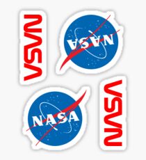 NASA Ă—4 Sticker