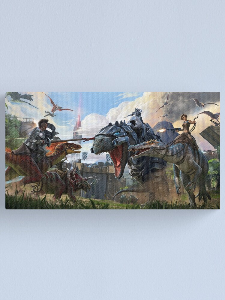 "Ark survival evolved" Canvas Print by Viskuoti Redbubble