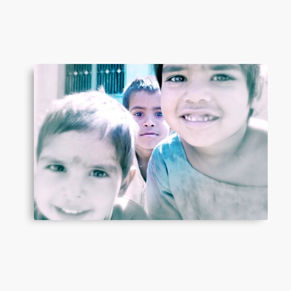 the world in his eyes Canvas Print