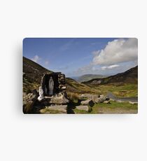 Stop for a prayer Canvas Print