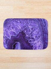 Ultra Violet Agate Mineral Gemstone Bath Mat