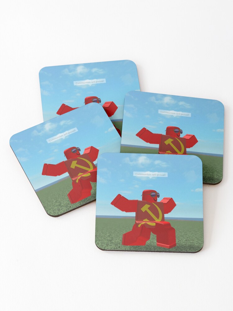 Communism Will Prevail Roblox Meme Coasters By Thesmartchicken - communism will prevail roblox meme wall tapestry