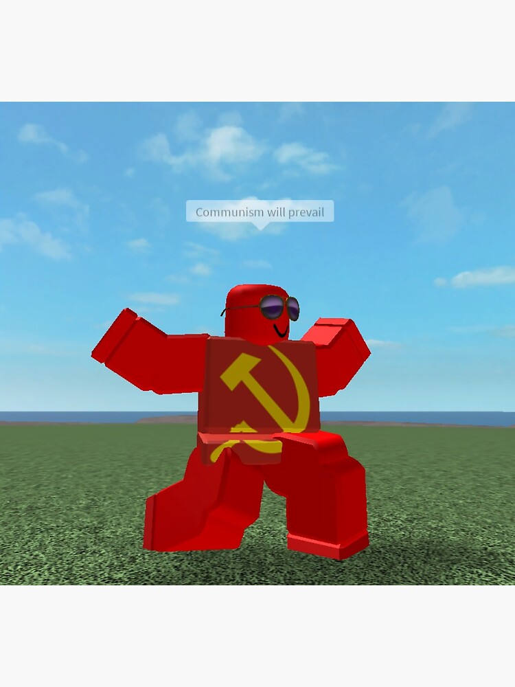 Communism Will Prevail Roblox Meme Greeting Card - 