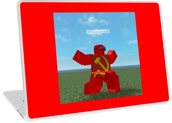 Communism Will Prevail Roblox Meme Laptop Skin By