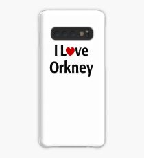 I Love Orkney Case/Skin for Samsung Galaxy