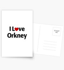 I Love Orkney Postcards
