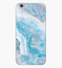 Luxus Meerjungfrau Blau Achat Marmor Geode Gem iPhone-Hülle & Cover