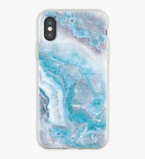 Luxus Meerjungfrau Blau Achat Marmor Geode Gem iPhone-Hülle & Cover