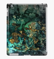 Vinilo o funda para iPad Gold Indigo Malachite Marble