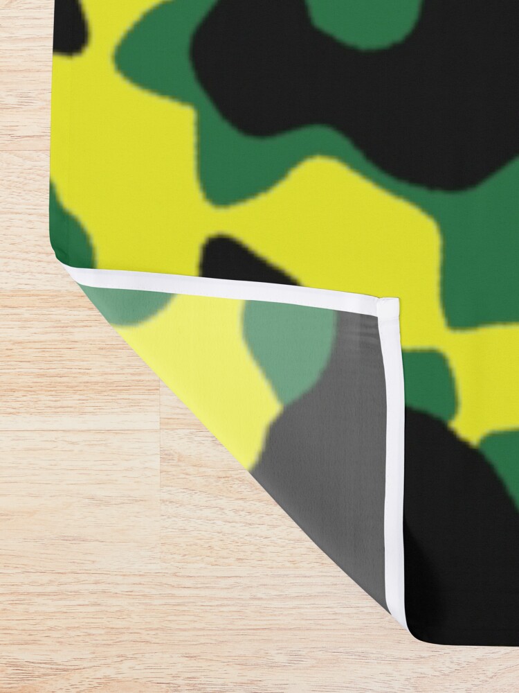 Forever Jamaican Kaleidoscope Shower Curtain By Waterflowerdesz