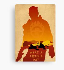 Mad Max Minimalist Canvas Print