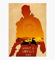 Mad Max Minimalist Photographic Print