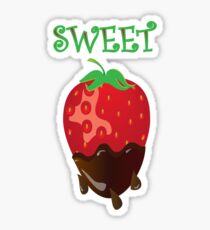 strawberry tshirt Sticker