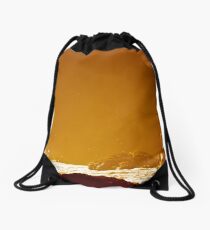 Golden Sunset Drawstring Bag
