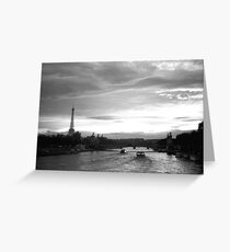 River Seine Greeting Card