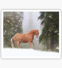 Christmas Horse Sticker