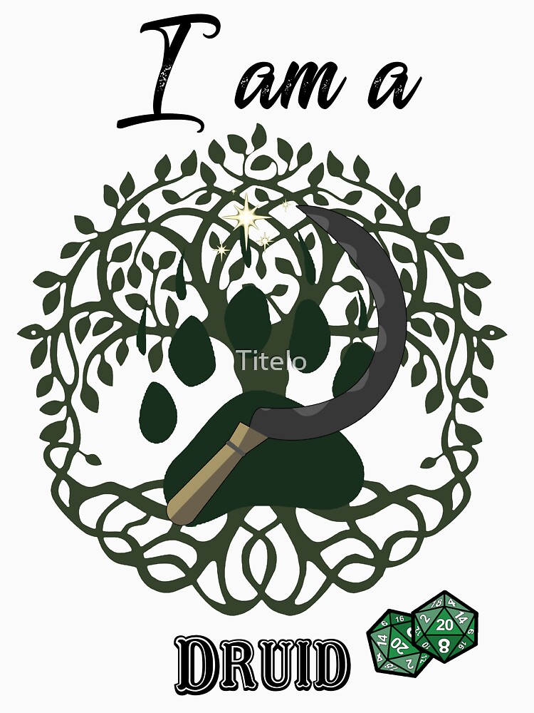 Dnd Class Sigil Druid T Shirt By Titelo Redbubble 0368