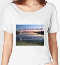 ✿♥‿♥✿PEACE.. A POEM WRITTEN BY BONITA✿♥‿♥✿ Women's Relaxed Fit T-Shirt
