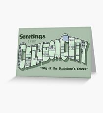 Greetings from Celadon City Greeting Card
