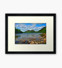 Jordan Pond, Acadia National Park, Bar Harbor, Maine Framed Print