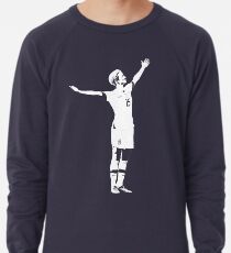 Megan Rapinoe The Victory Pose - White Stencil Lightweight Sweatshirt