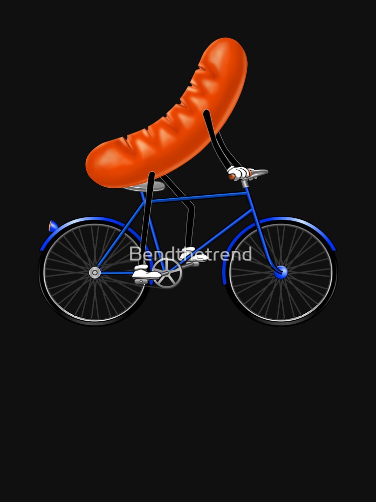 "Sausage Bike Oktoberfest German Beer Drink" Tshirt by Bendthetrend